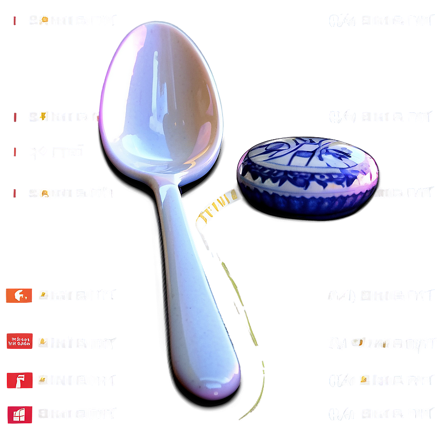 Ceramic Soup Spoon Png Eib