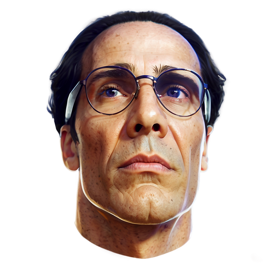 Cerebral Man Portrait Png Unx