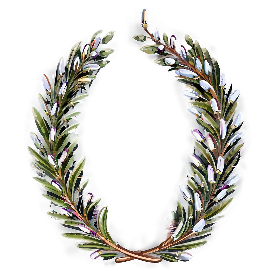 Ceremonial Laurel Wreath Png Anw15