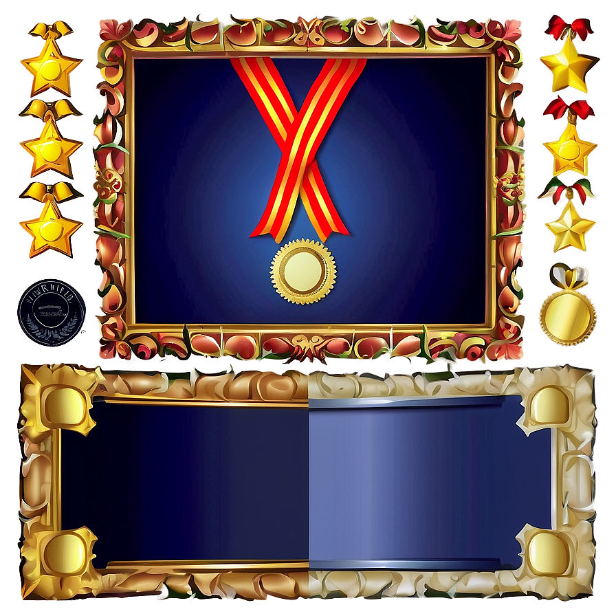 Certificate Frame Collection Png 44