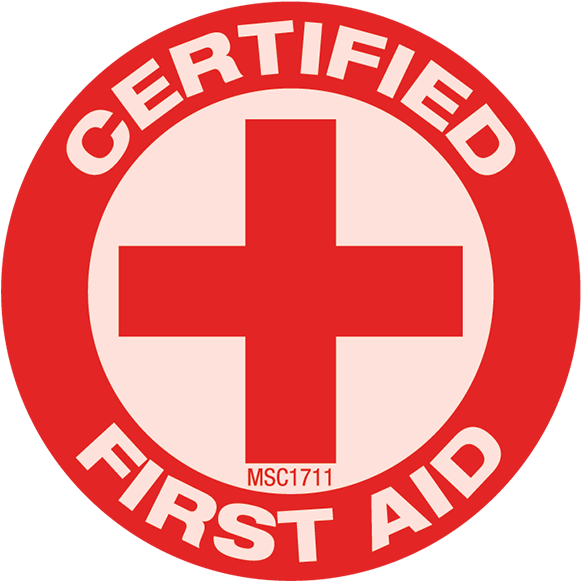 Certified First Aid Emblem