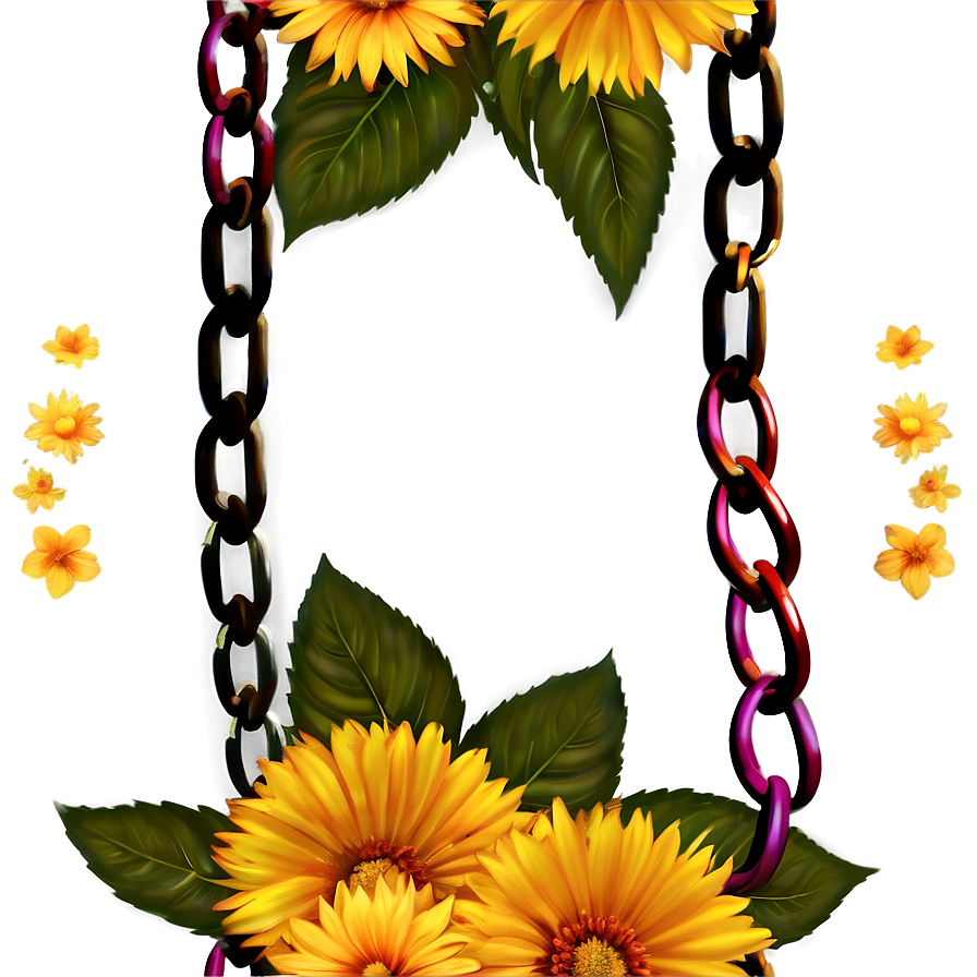 Chain Of Flowers Png 74