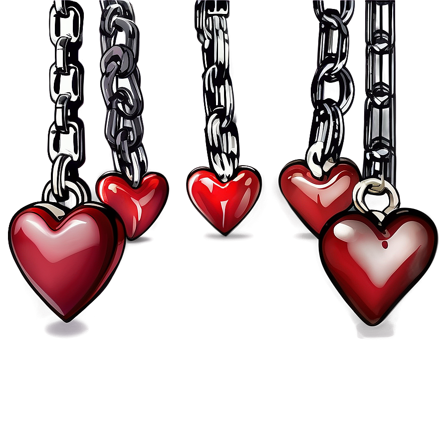 Chain Of Hearts Png 21