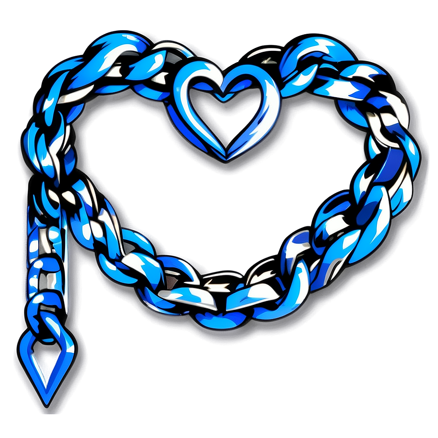 Chain Of Hearts Png Bcq50