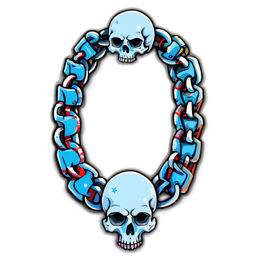 Chain Of Skulls Png 39