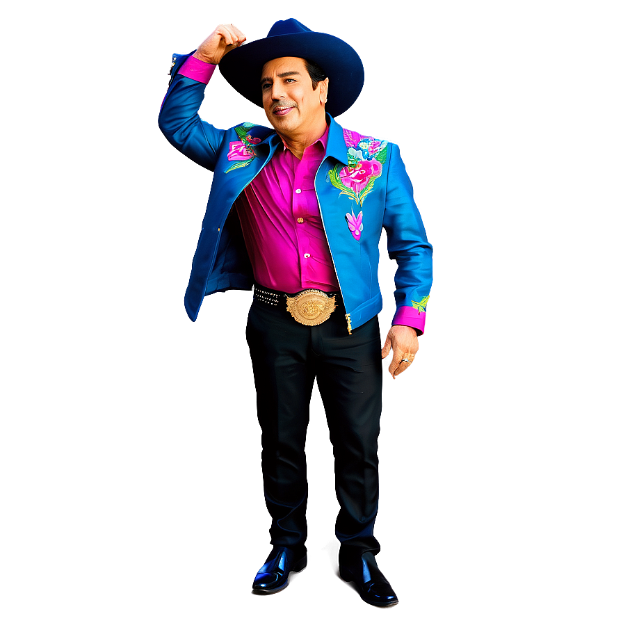 Chalino Sanchez Colorful Illustration Png 54