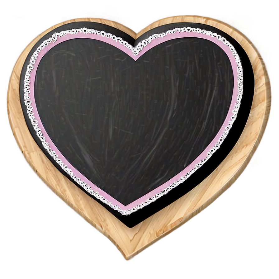 Chalkboard Heart Clipart Png 27