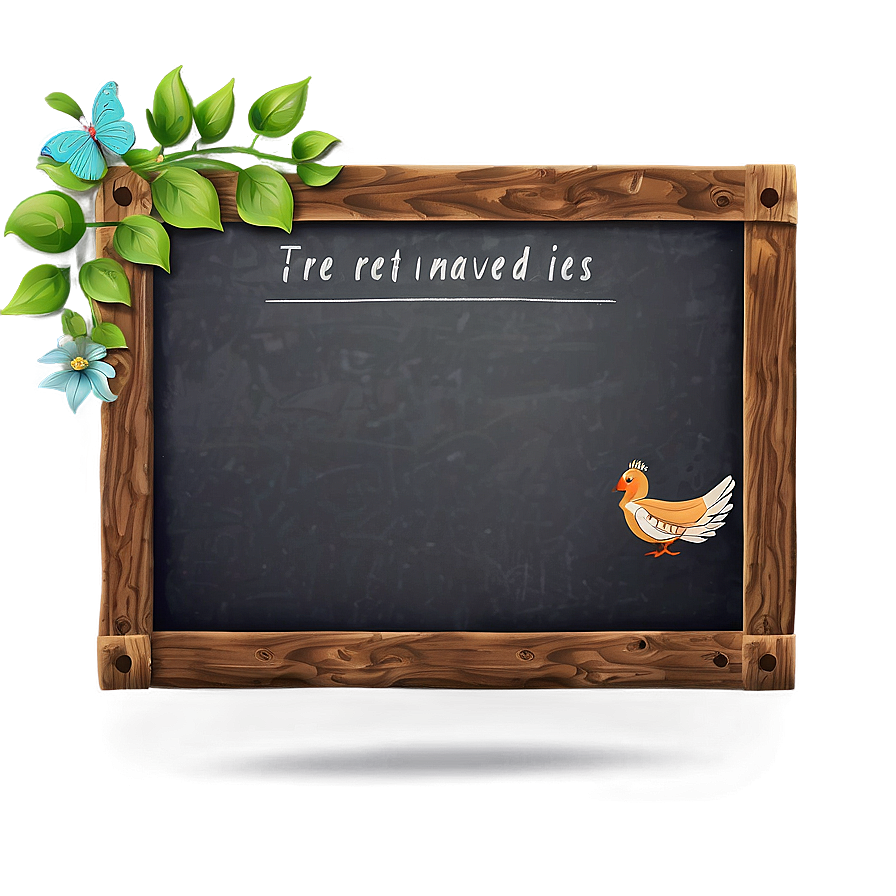 Chalkboard Sign Png Qxr