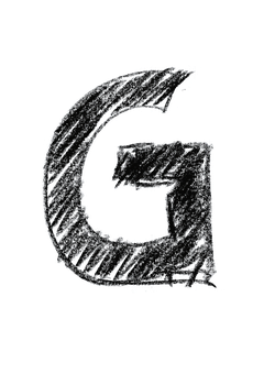 Chalkboard Style Letter G