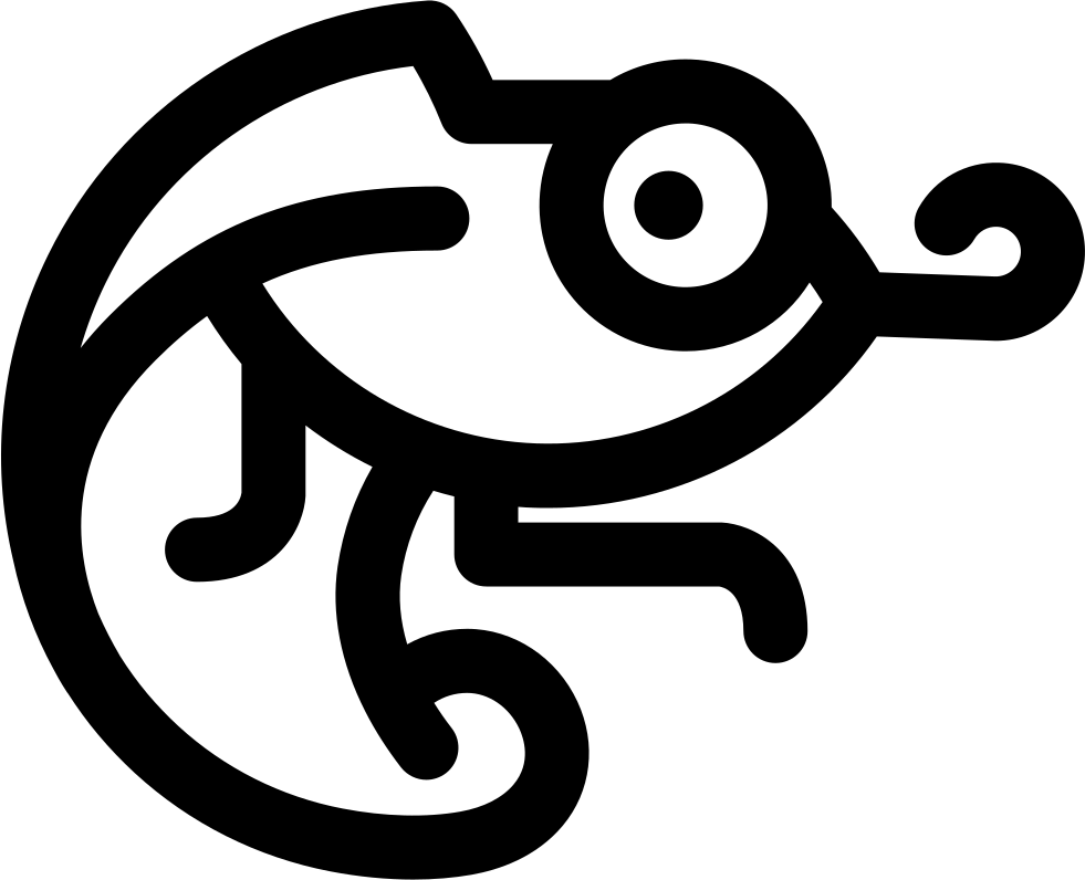 Chameleon Outline Artwork