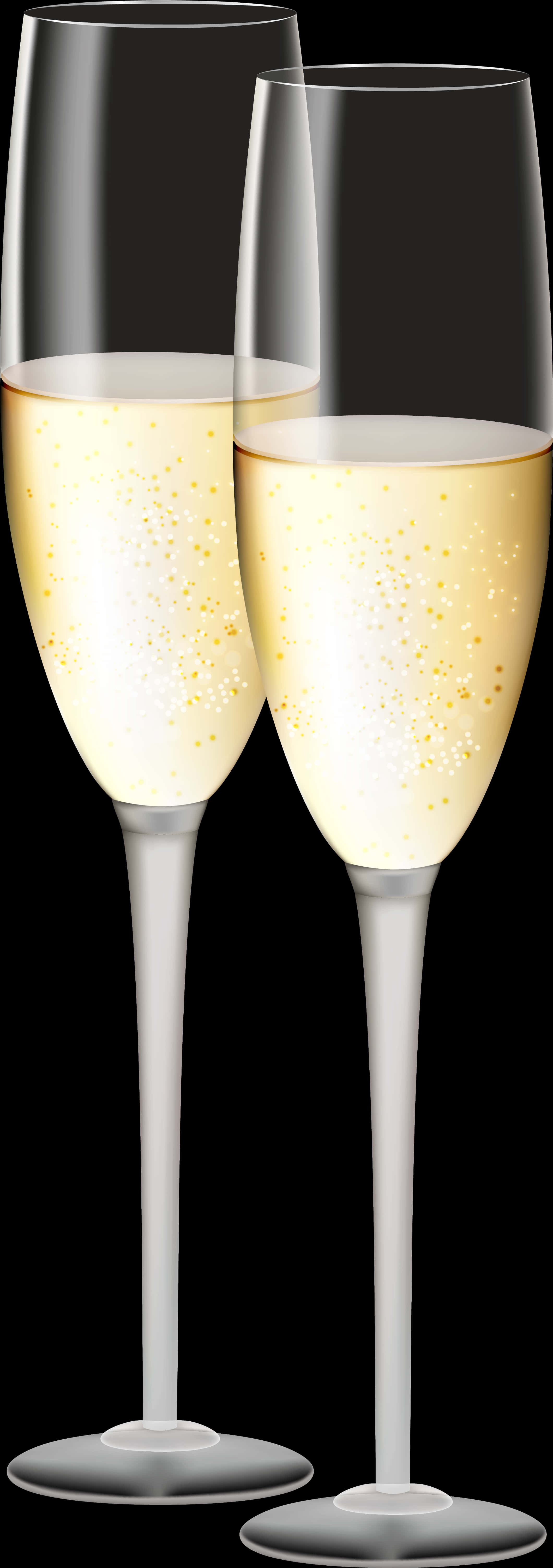 Champagne Glasses Celebration