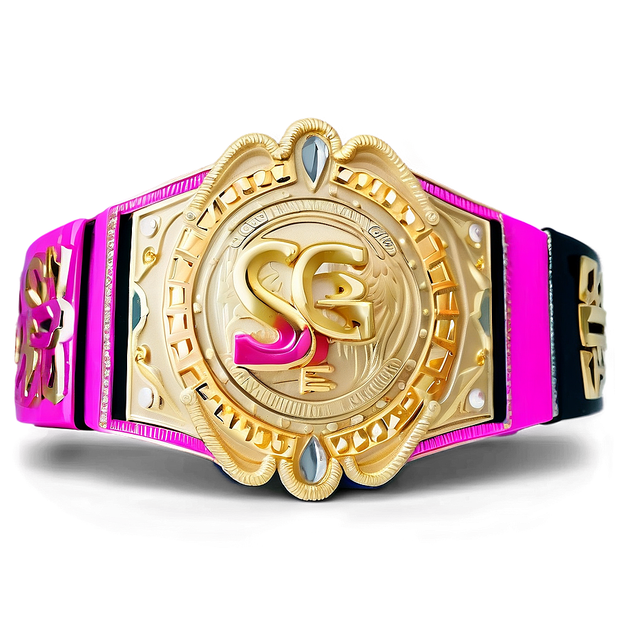 Championship Belt Golden Design