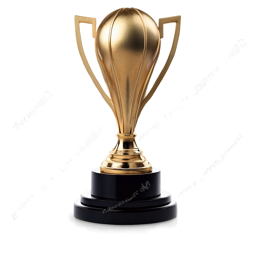 Championship Trophy With Laurels Png 06282024