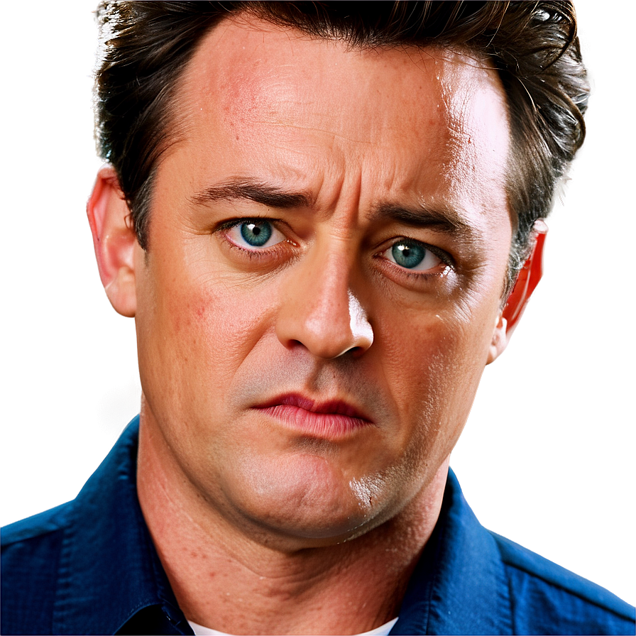 Chandler Bing Sarcastic Face Png Rtb83