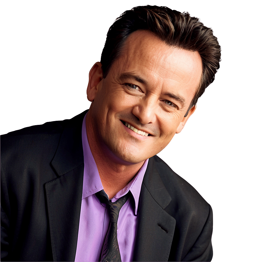 Chandler Bing Smiling Png Jsg