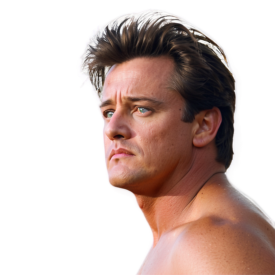 Chandler Bing Watching Baywatch Png 85