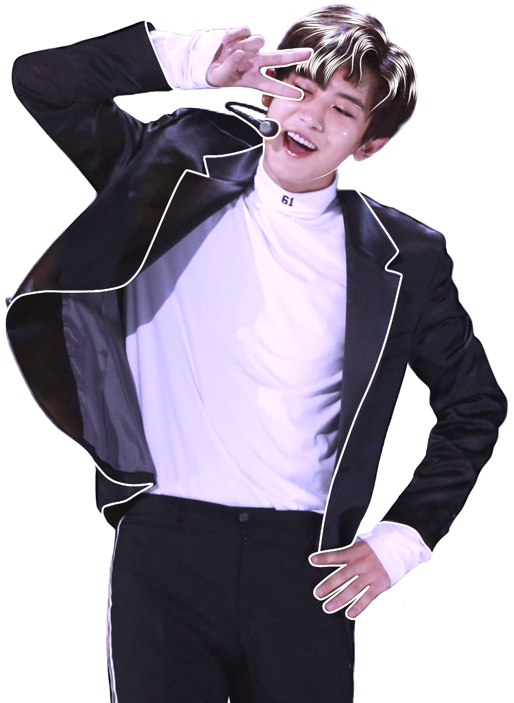 Chanyeol Peace Sign Performance