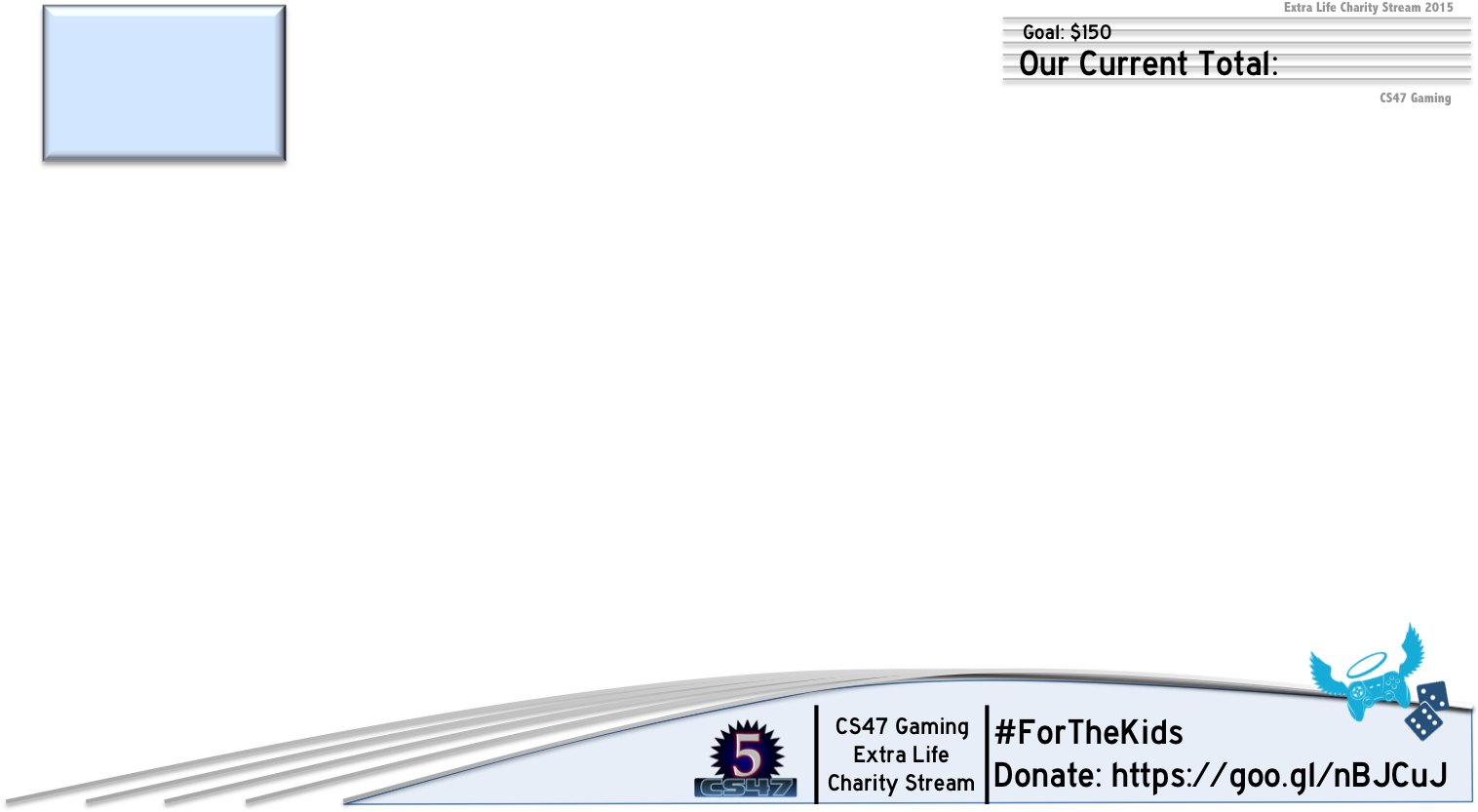 Charity Stream Overlay Design