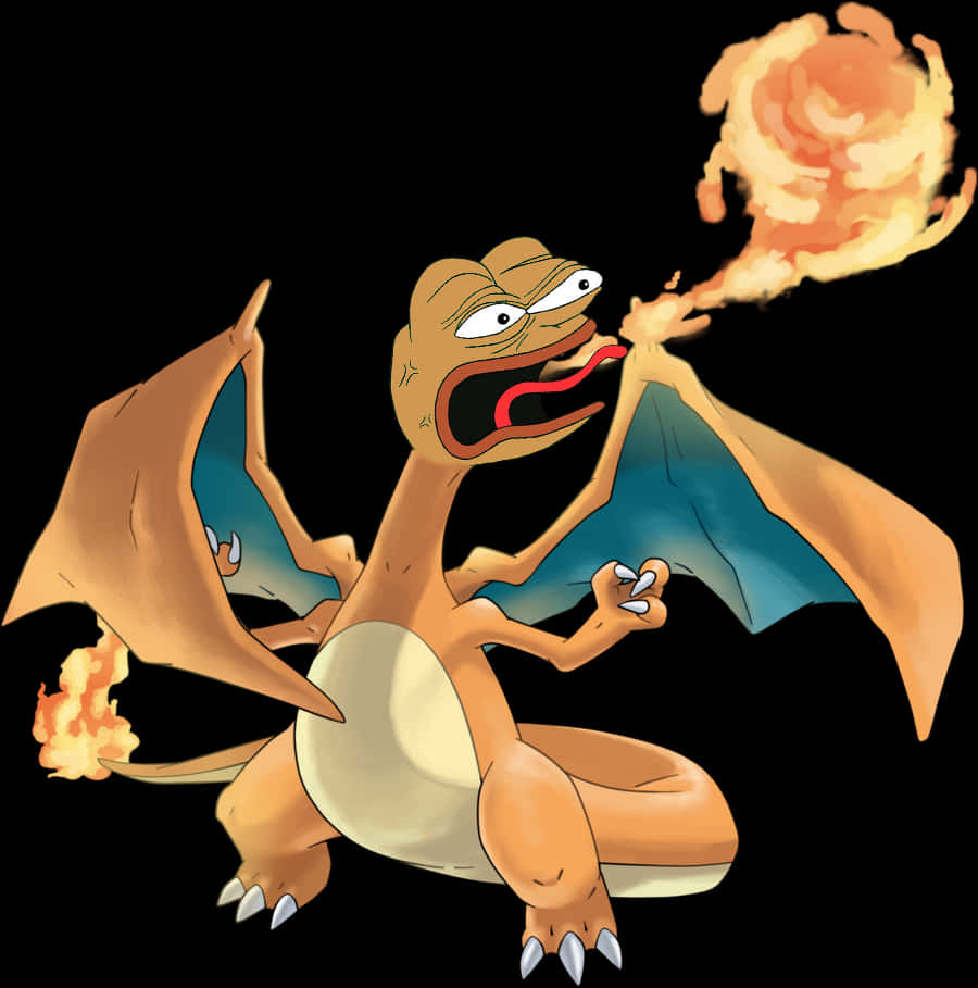 Charizard Cartoon Mashup