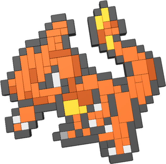 Charizard Pixel Art