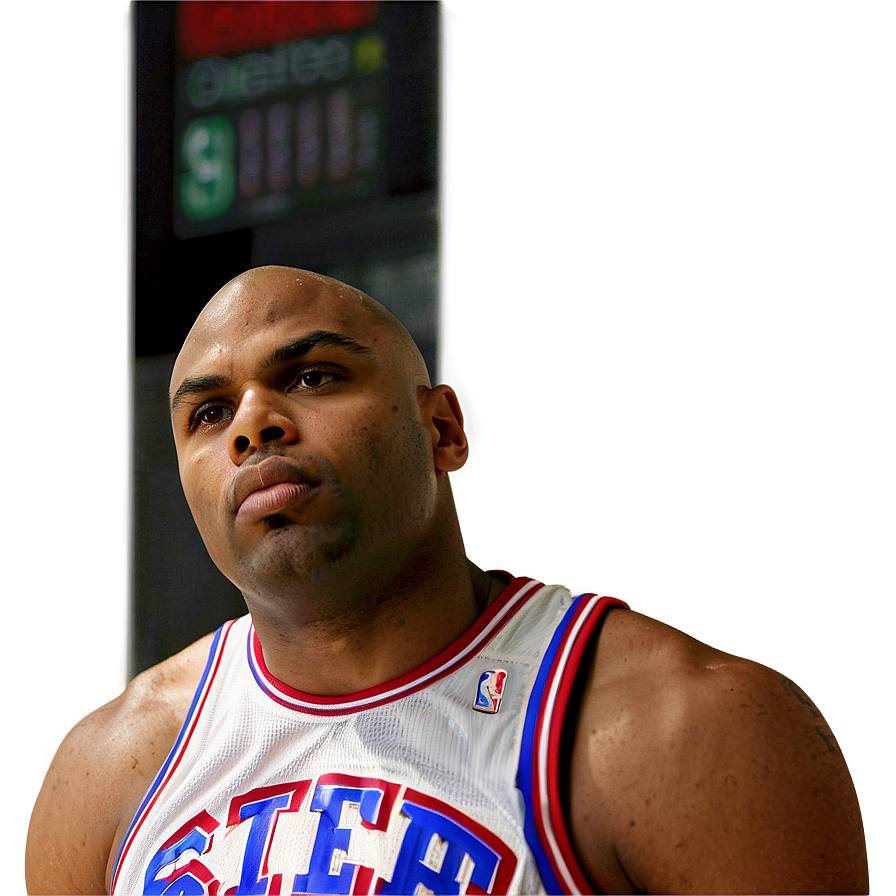 Charles Barkley Philadelphia 76ers Png 06252024