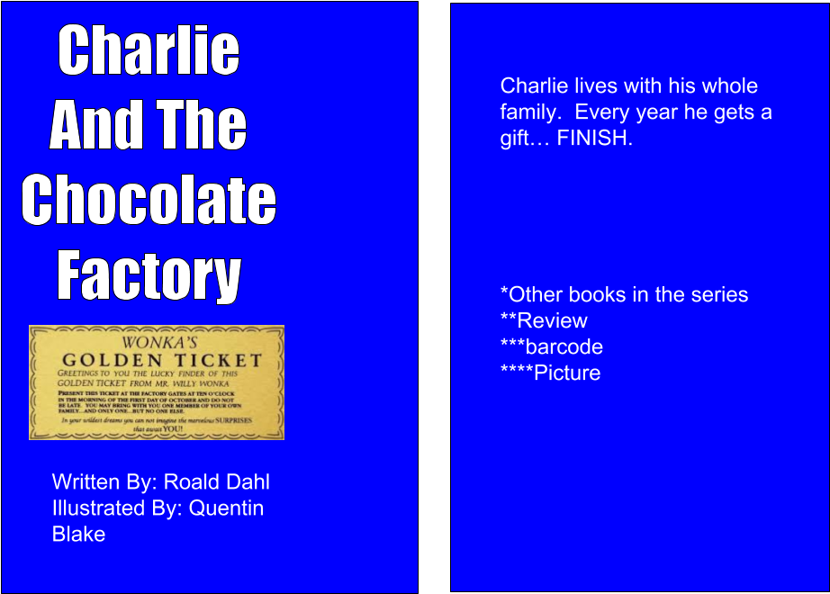 Charlieandthe Chocolate Factory Book Cover