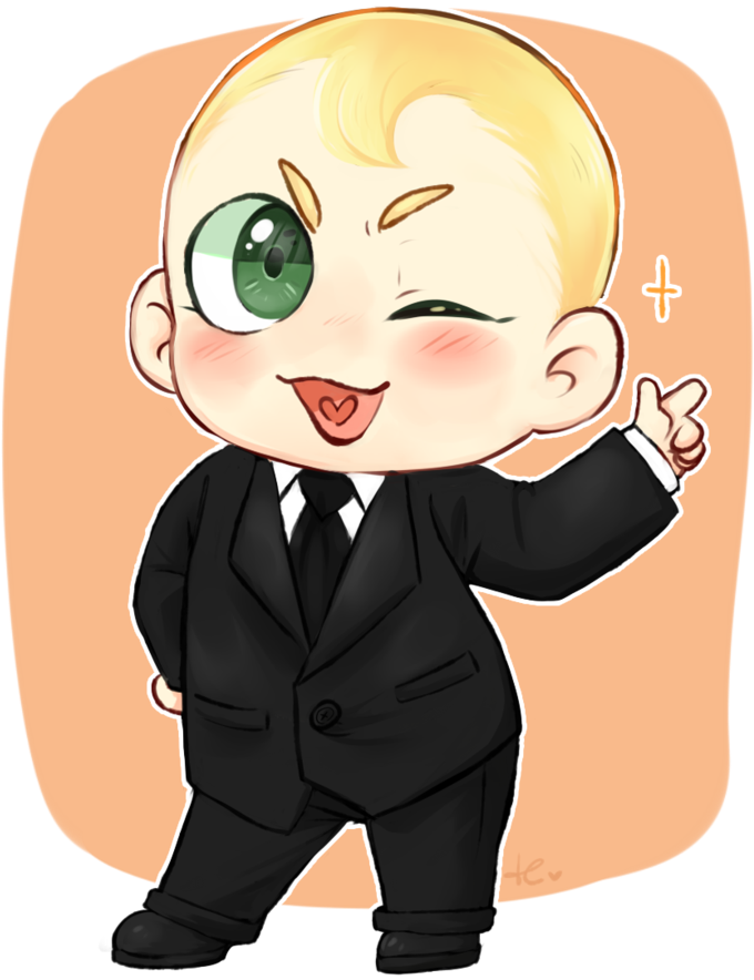 Charming Boss Baby Cartoon