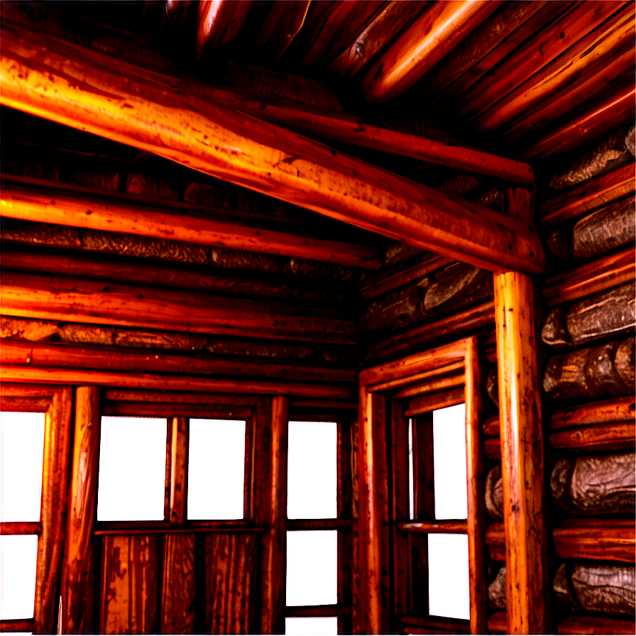 Charming Log Cabin Interior Png 91