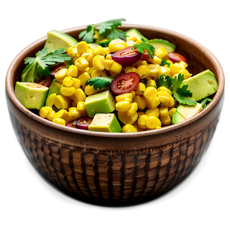 Charred Corn Avocado Salad Png Hpn23