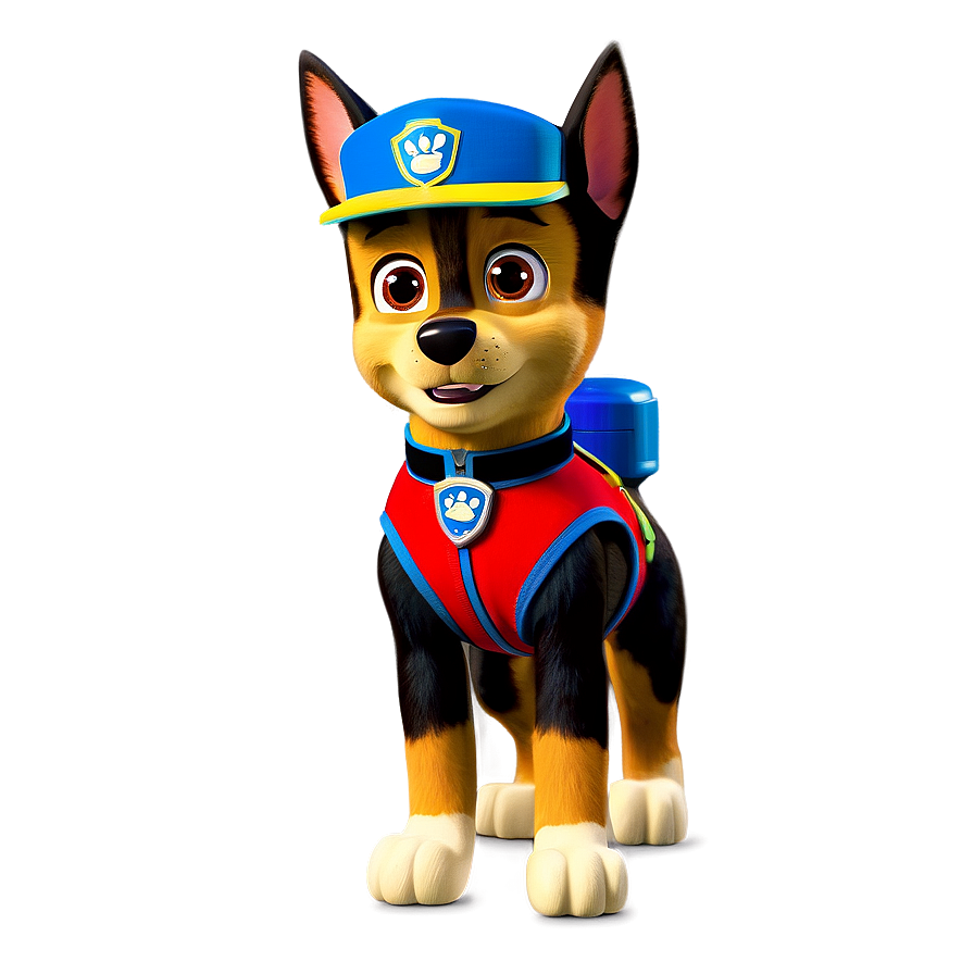 Chase Paw Patrol Mascot Png Gsp