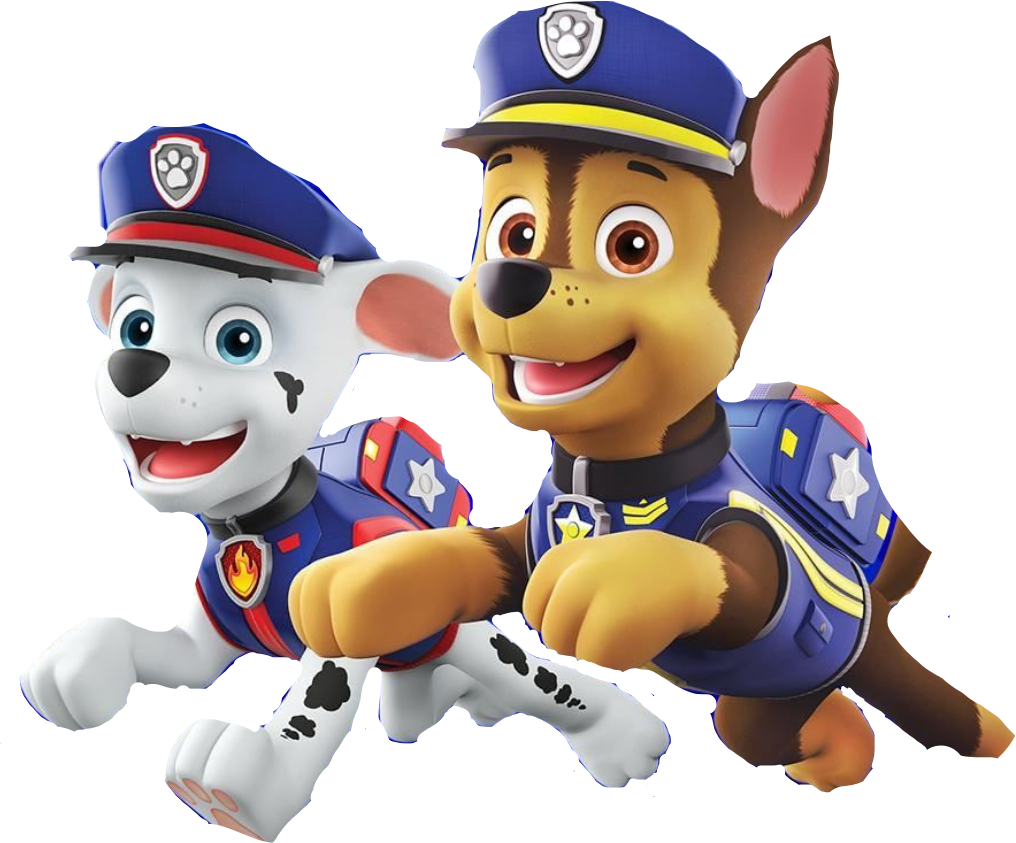 Chaseand Marshall Paw Patrol Characters