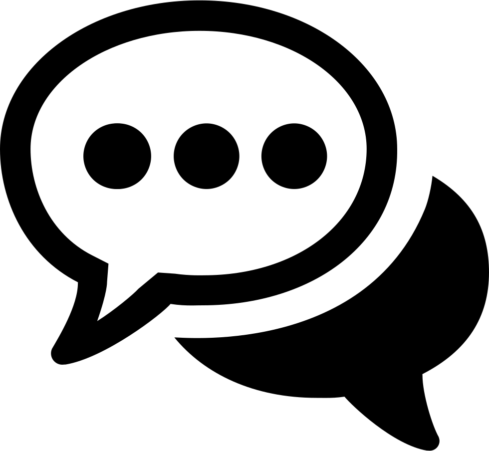 Chat Bubble Icon Graphic