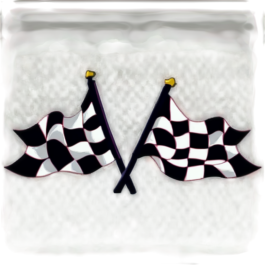 Checkered Flag Automobile Race Png Vfh