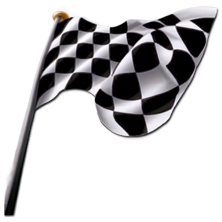 Checkered Flag Competitive Sports Png 64