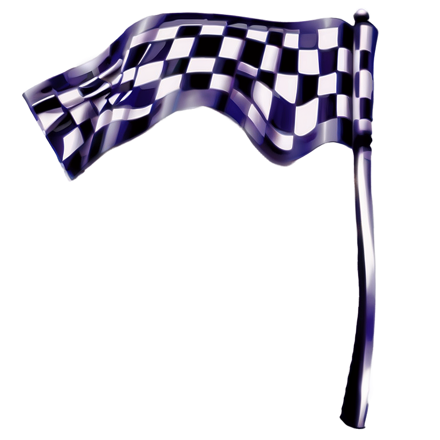 Checkered Flag Decoration Element Png 87