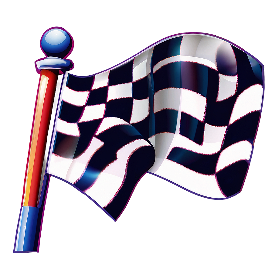 Checkered Flag Raceway Symbol Png 96