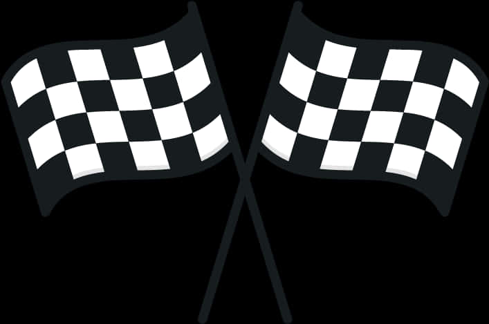 Checkered Flags Racing Symbol