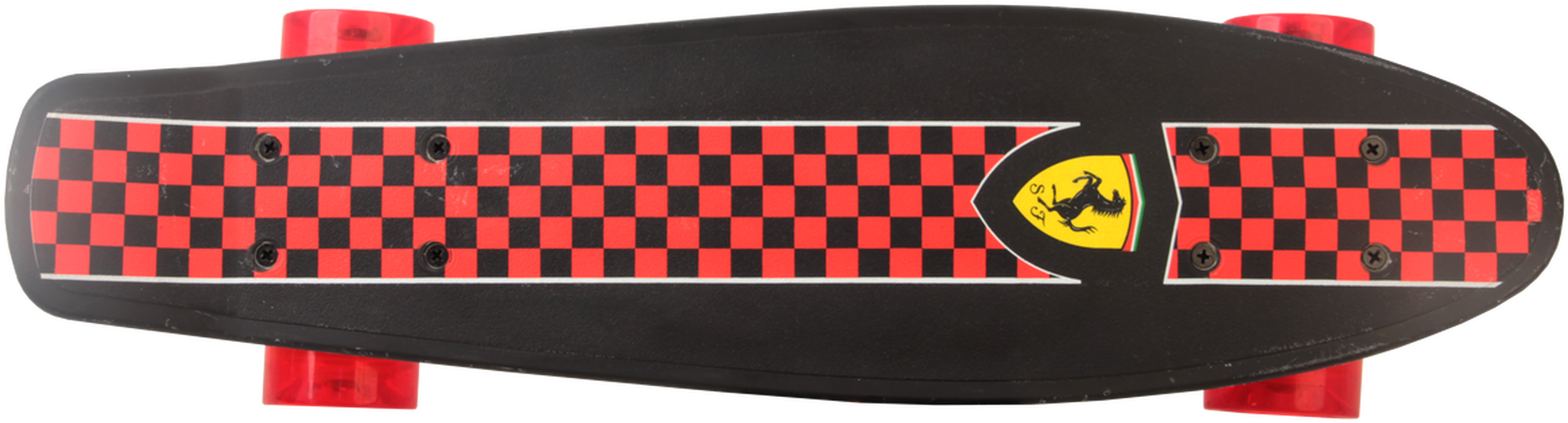 Checkered Penny Boardwith Red Wheels