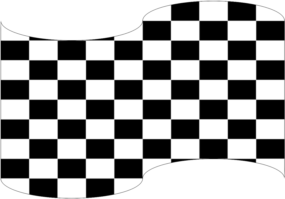 Checkered Racing Flag Graphic