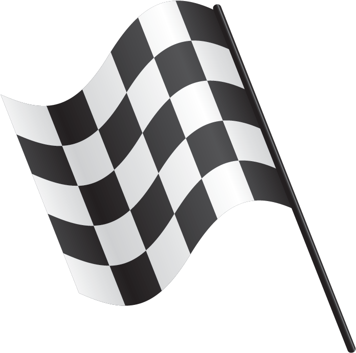 Checkered Racing Flag Waving.png