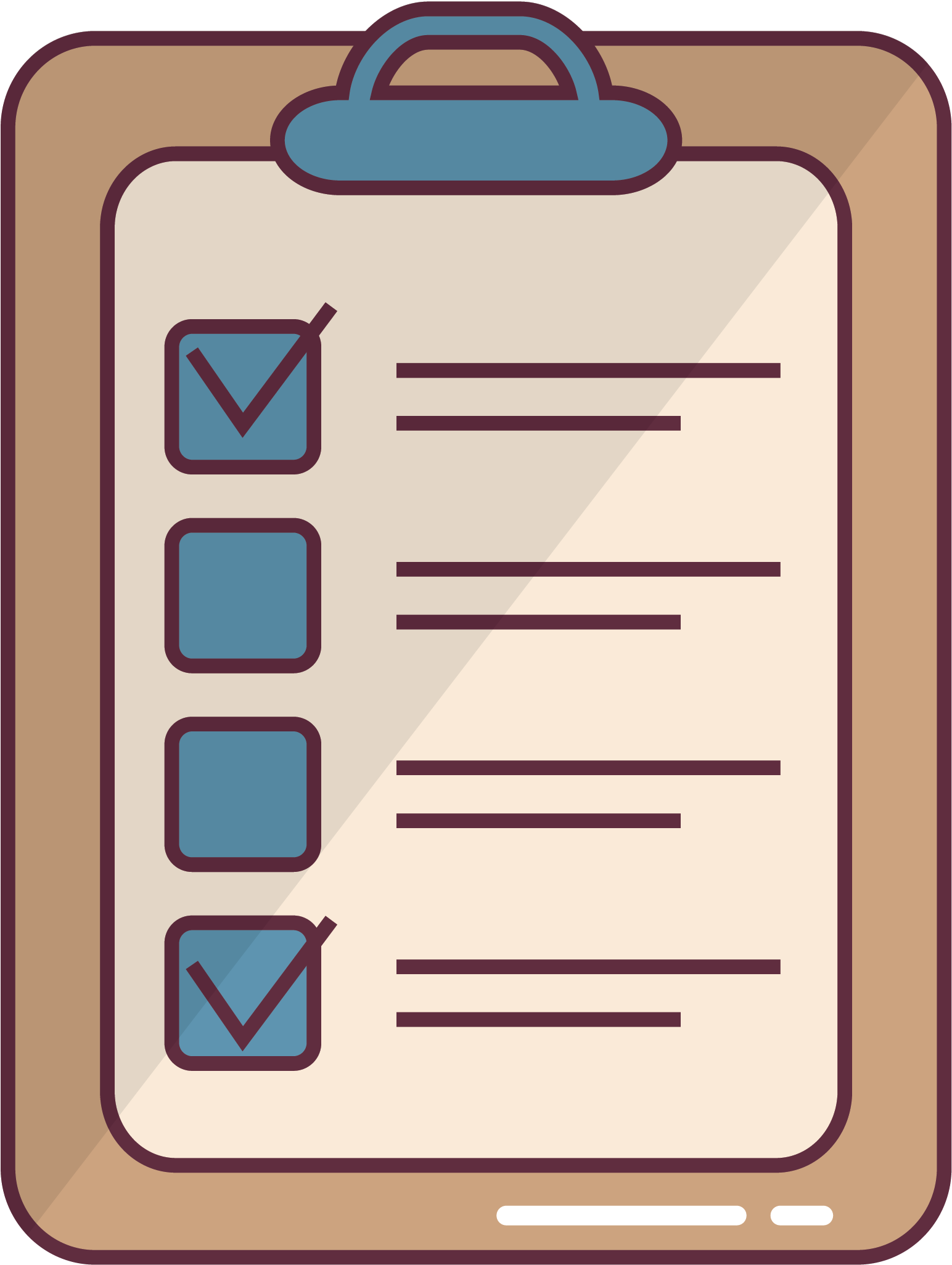 Checklist Clipart Graphic