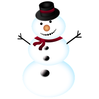Cheerful Snowman Graphic