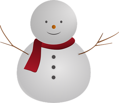 Cheerful Snowman Illustration