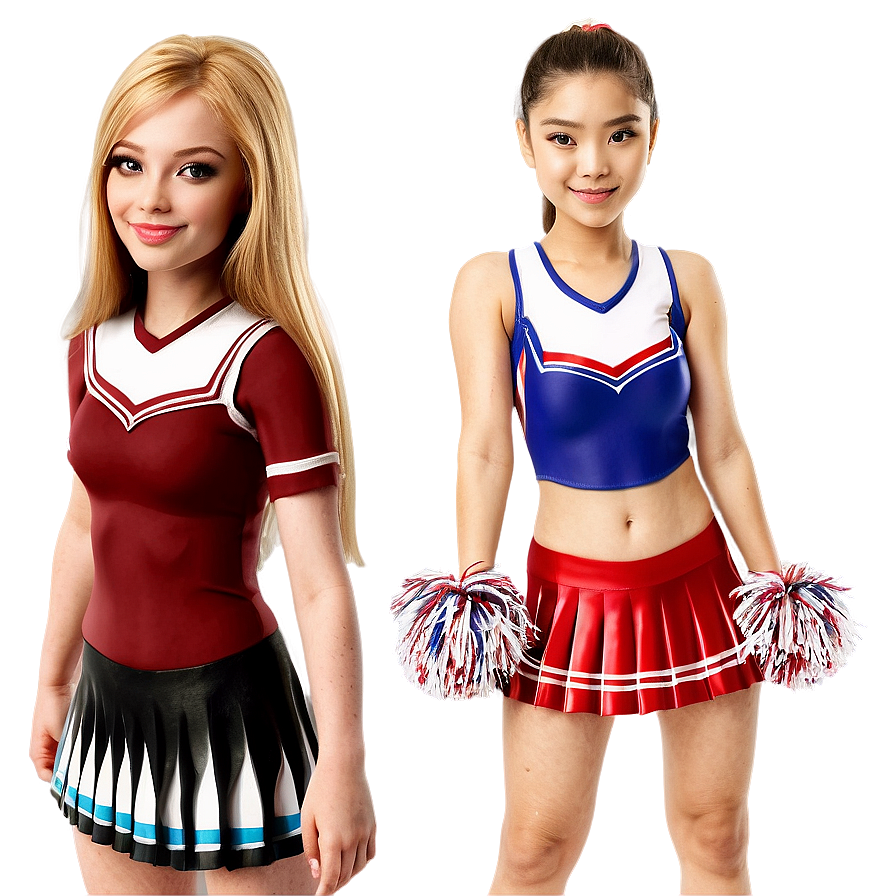 Cheerleader Competition Scene Png Wub