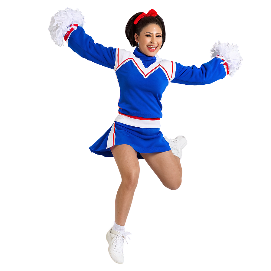 Cheerleader Spirited Jump Png 05252024