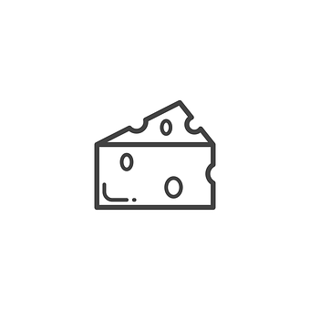 Cheese Icon Graphic