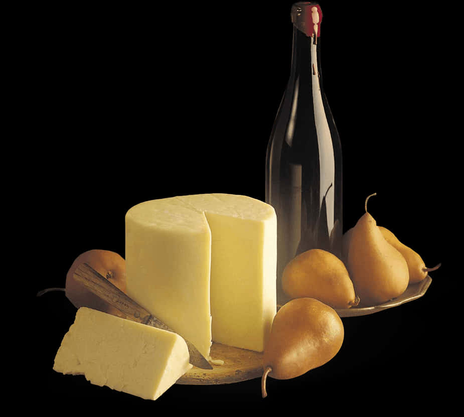 Cheeseand Wine Still Life