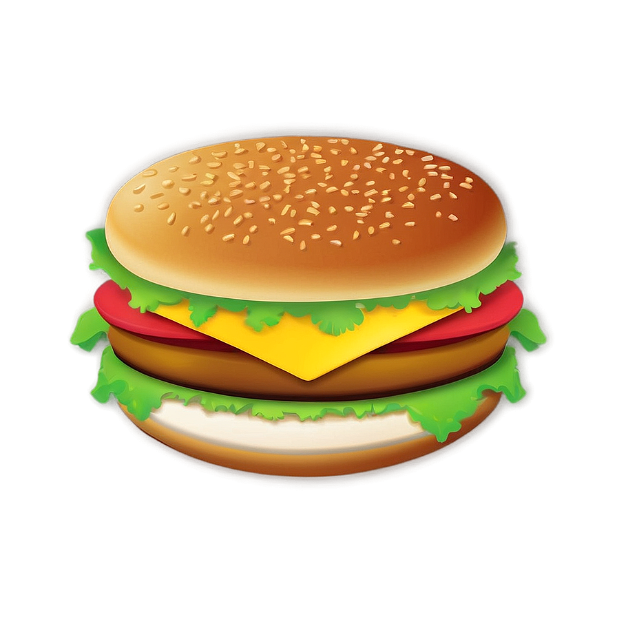 Cheeseburger Emoji Art Png Iji