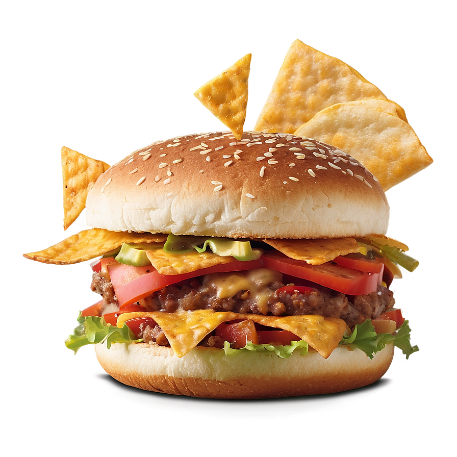 Cheeseburger Fiesta With Nachos Png 05242024