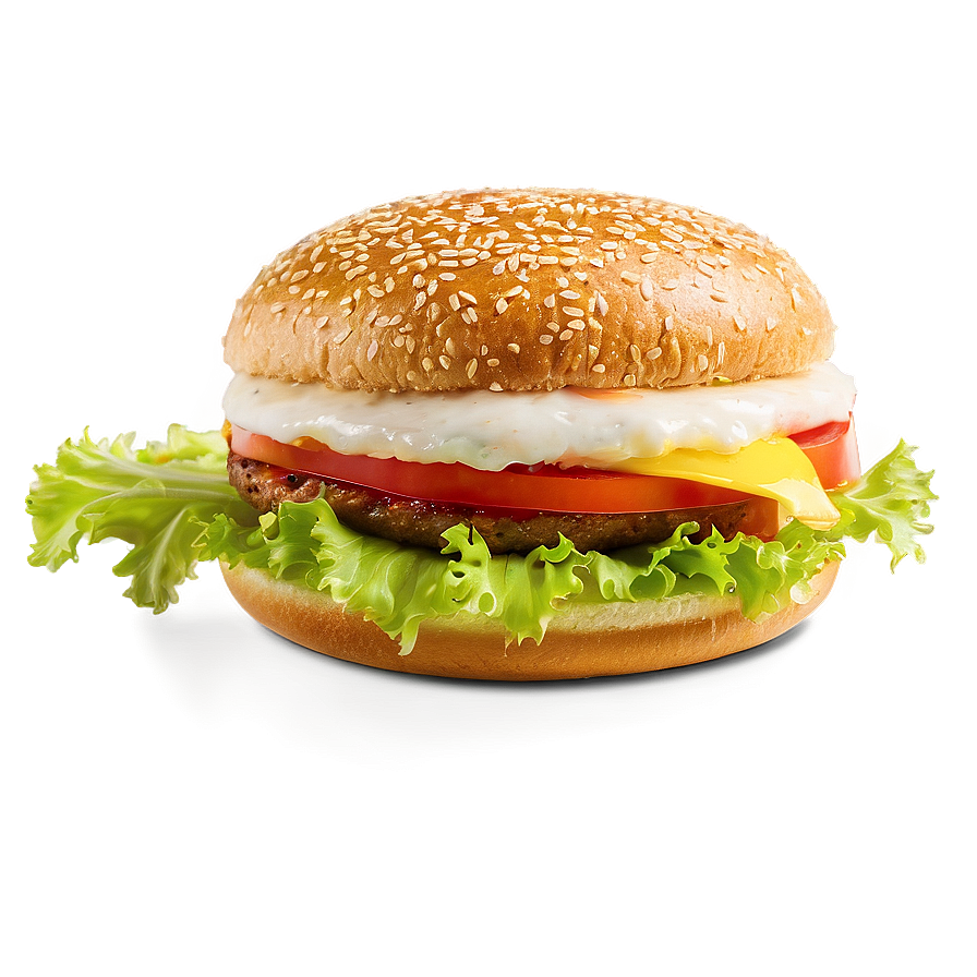 Cheeseburger On Sesame Bun Png 83